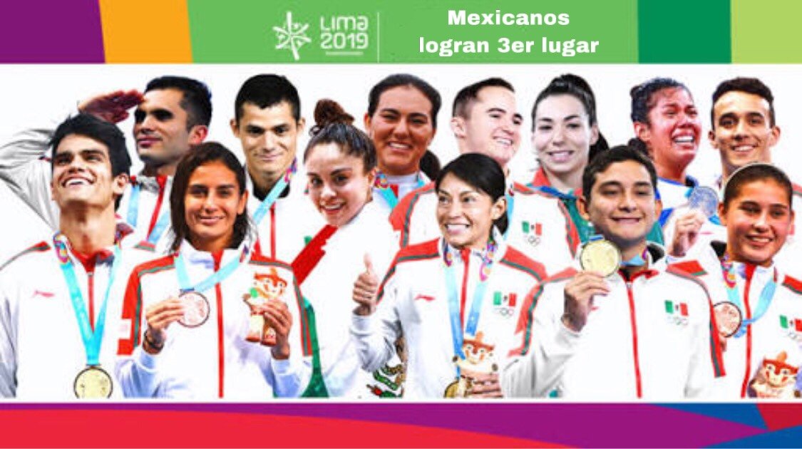 México logra el 3er lugar en medallero final de Panamericanos