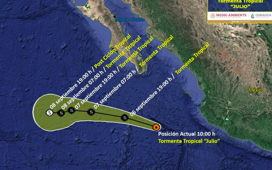 Tormenta Tropical Julio