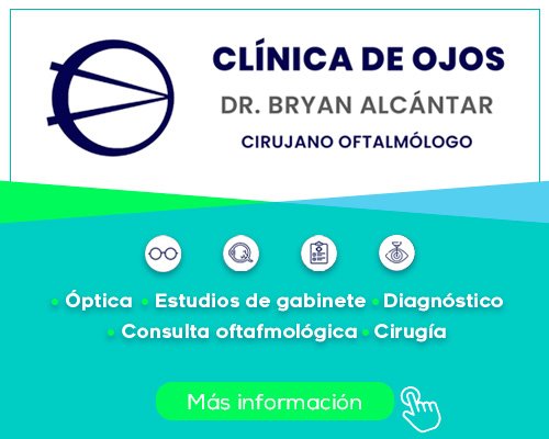 Clínica de ojos - Dr. Bryan Alcantar
